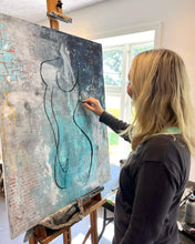 Load image into Gallery viewer, Painting course. 2. And 3. Marts 2024. My studio in Aabenraa  DK
