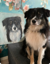 Indlæs billede til gallerivisning Hund malet efter fotografi. Et dejligt minde om ens bedste ven. 
