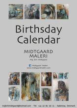 Load image into Gallery viewer, Evighedskakender, fødselsdagskalender, en super flot stor kalender med malerier af heste. I denne flotte heste kalender finder du også mange  motiver af islandske heste.. 
